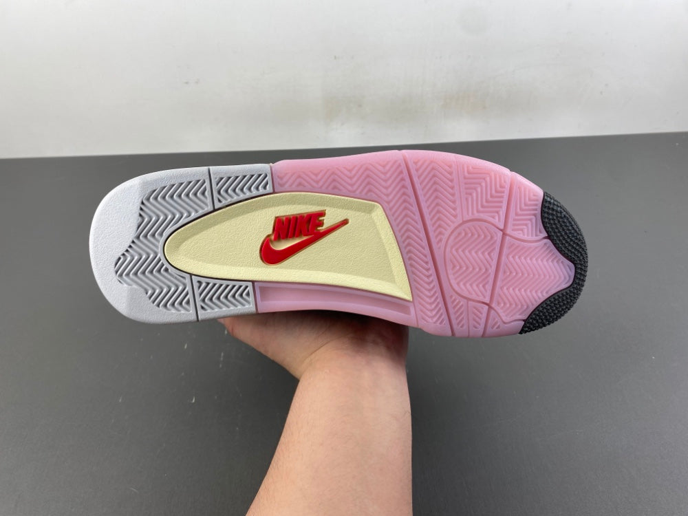 Retro Low Top Sneakers, White Black Pink Colorway, Lace Up Design, Casual Gift for Sneaker Fans