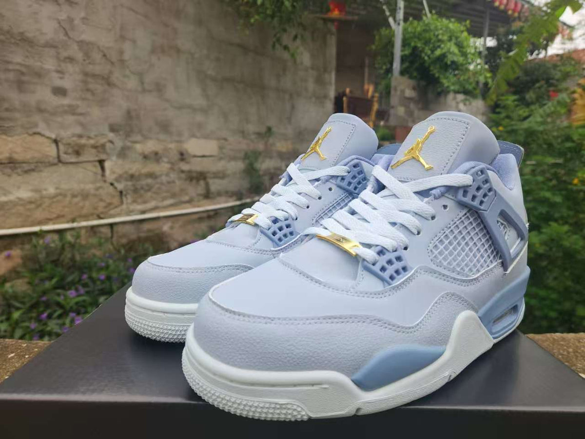 Mid Top Sneakers, Blue Gray Colorway, Lace Up Design, Casual Gift for Sneaker Fans