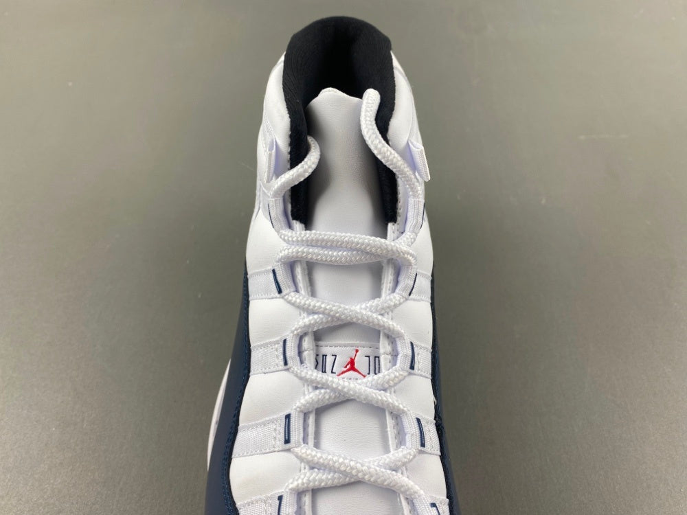Low Top Sneakers, Blue White Red Colorway, Lace Up Design, Casual Gift for Sneaker Fans