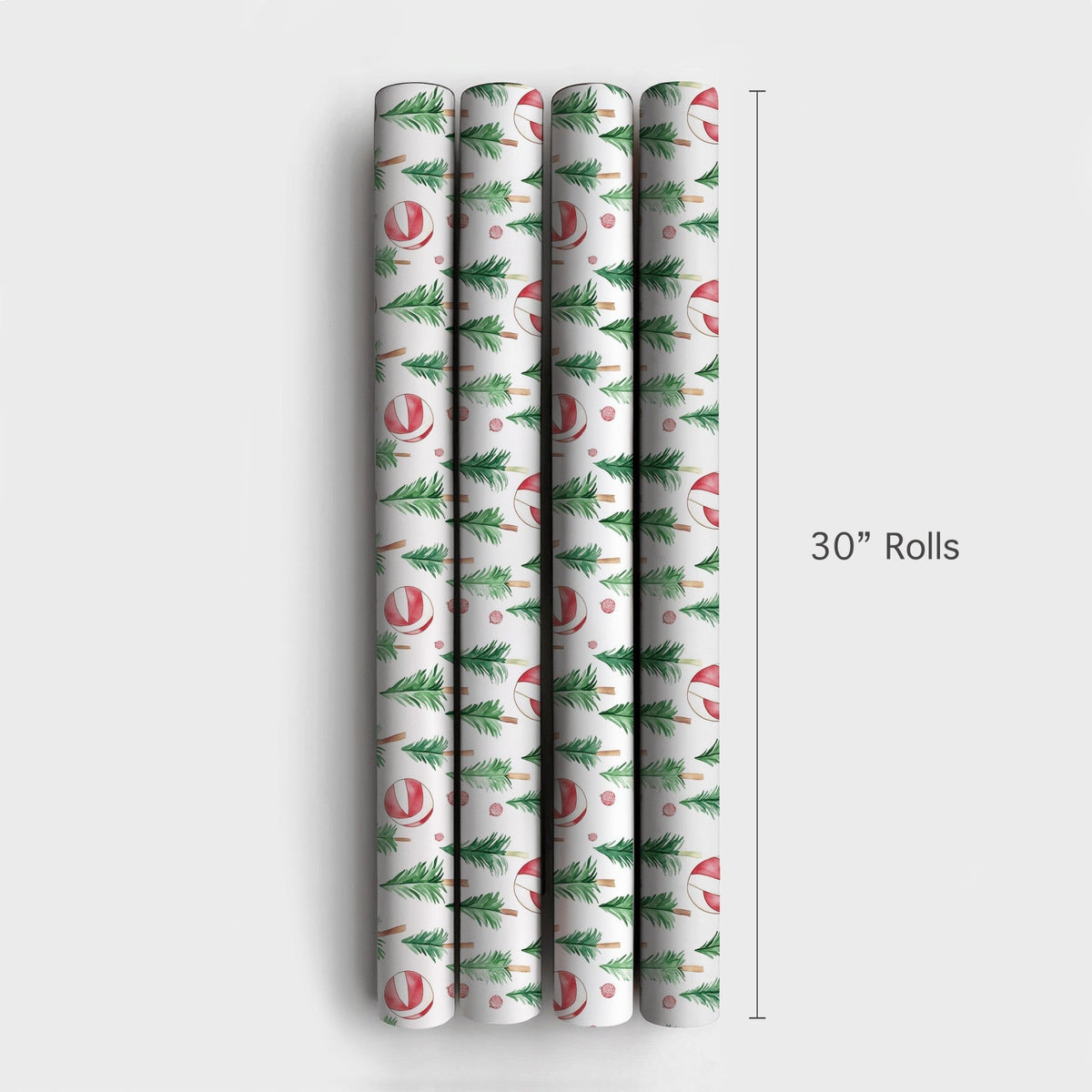 Watercolor Beach Ball Gift Wrap, Coastal Christmas Beach Wrapping Paper, Tropical Holiday Present Paper, Summer Xmas Wrapping