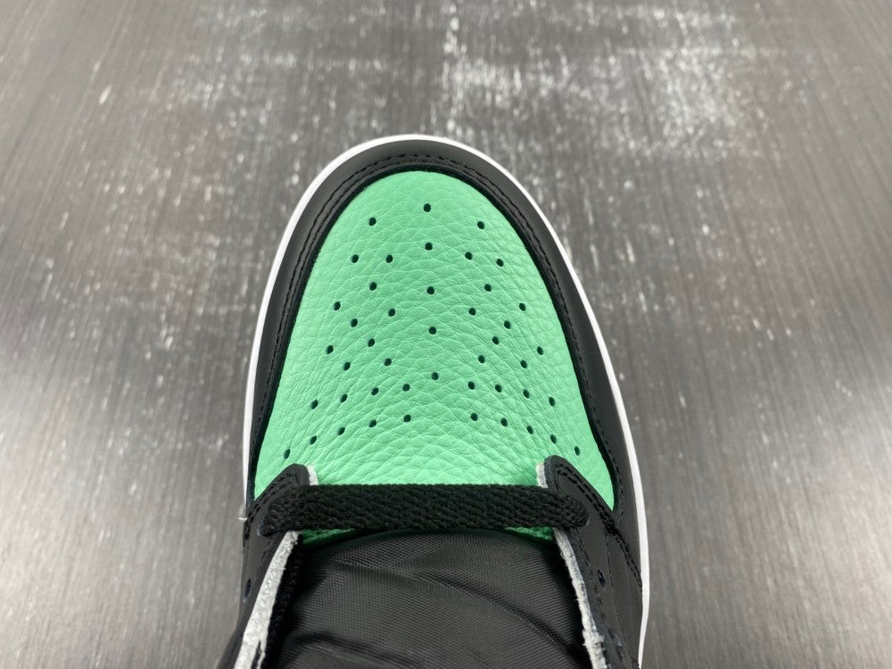 High Top Sneakers, Green Colorway, Glow in the Dark Detail, Lace Up Design, Casual Gift for Sneaker Fans