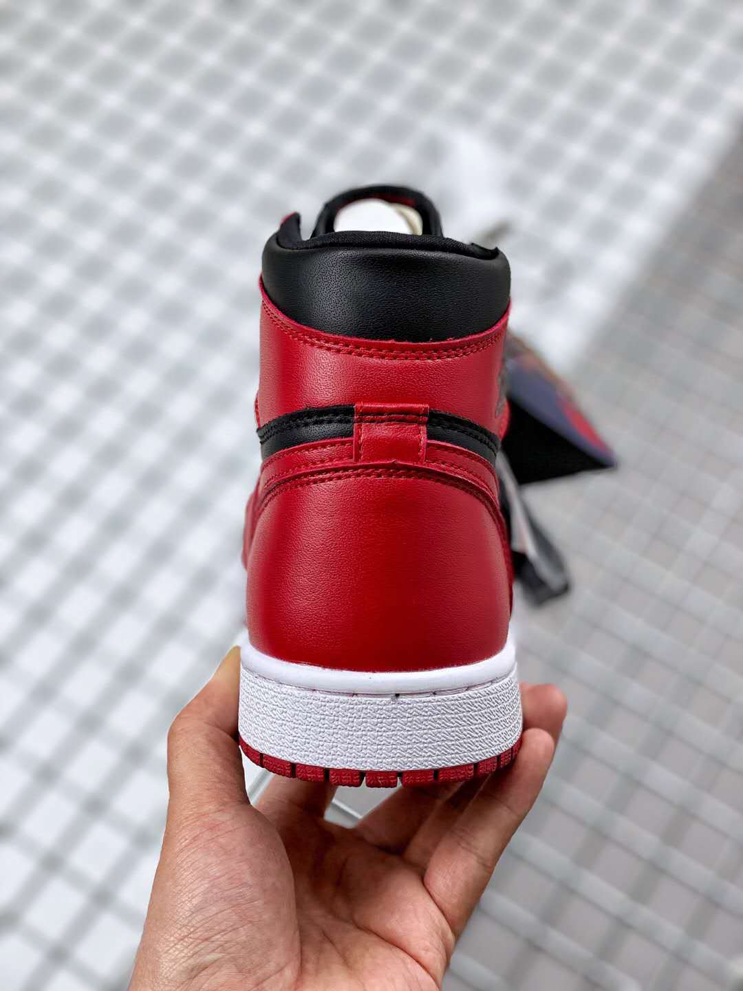 High Top Sneakers, Red Black Colorway, Lace Up Design, Casual Gift for Sneaker Fans
