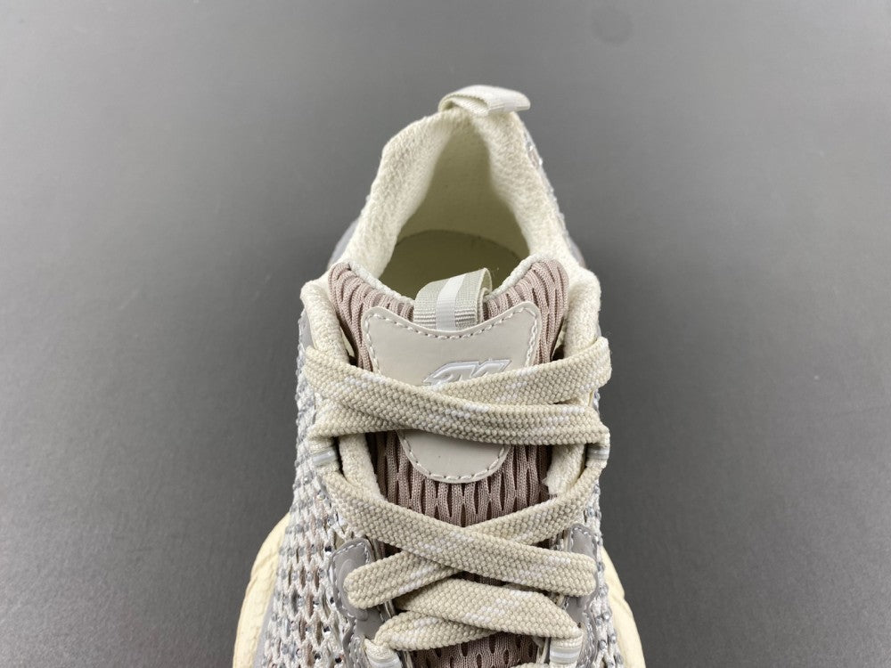 Running Shoes, Off White Gray Colorway, Lace Up Design, Casual Gift for Shoe Lovers