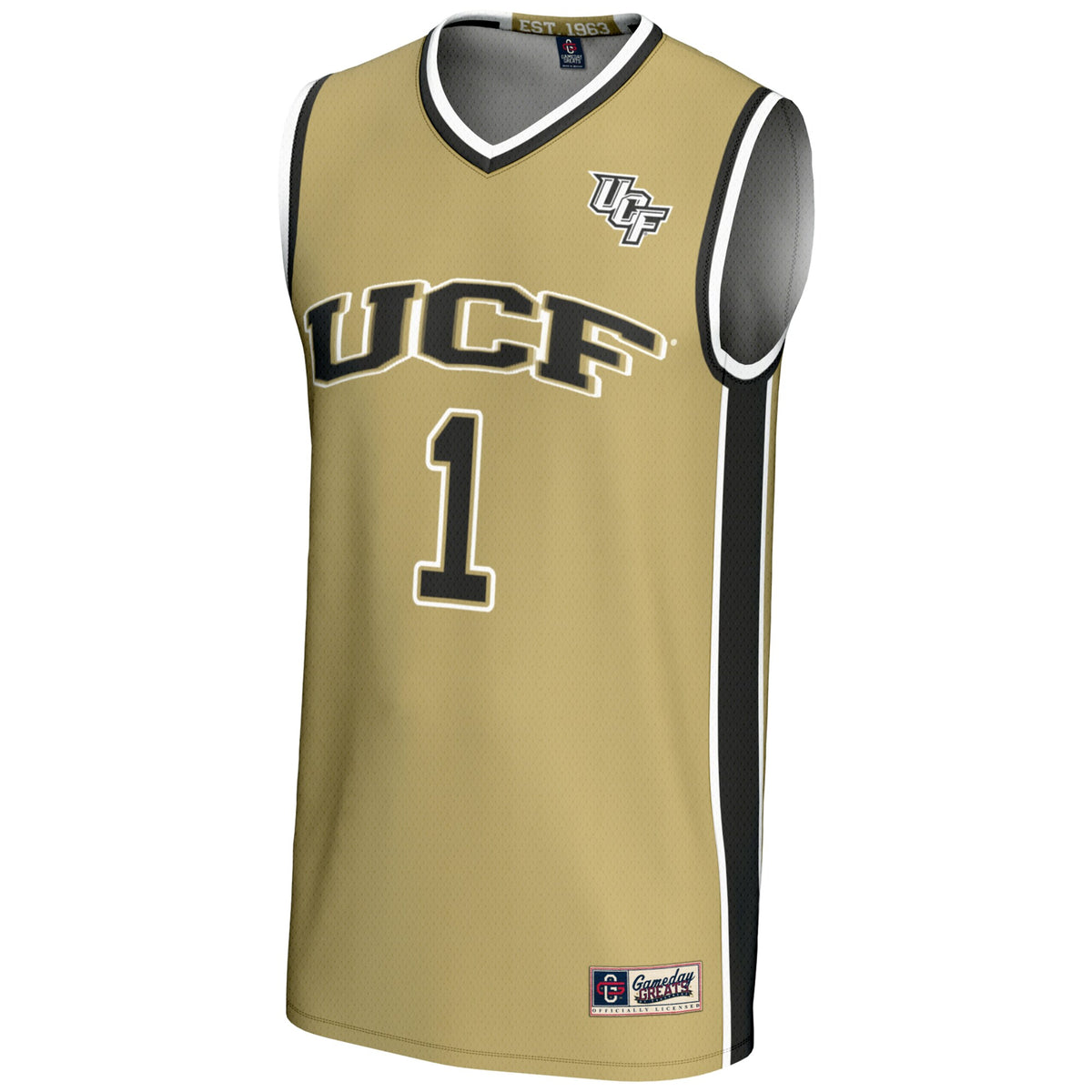 #1 UCF Knights GameDay Greats Lightweight Basketball Jersey - Gold