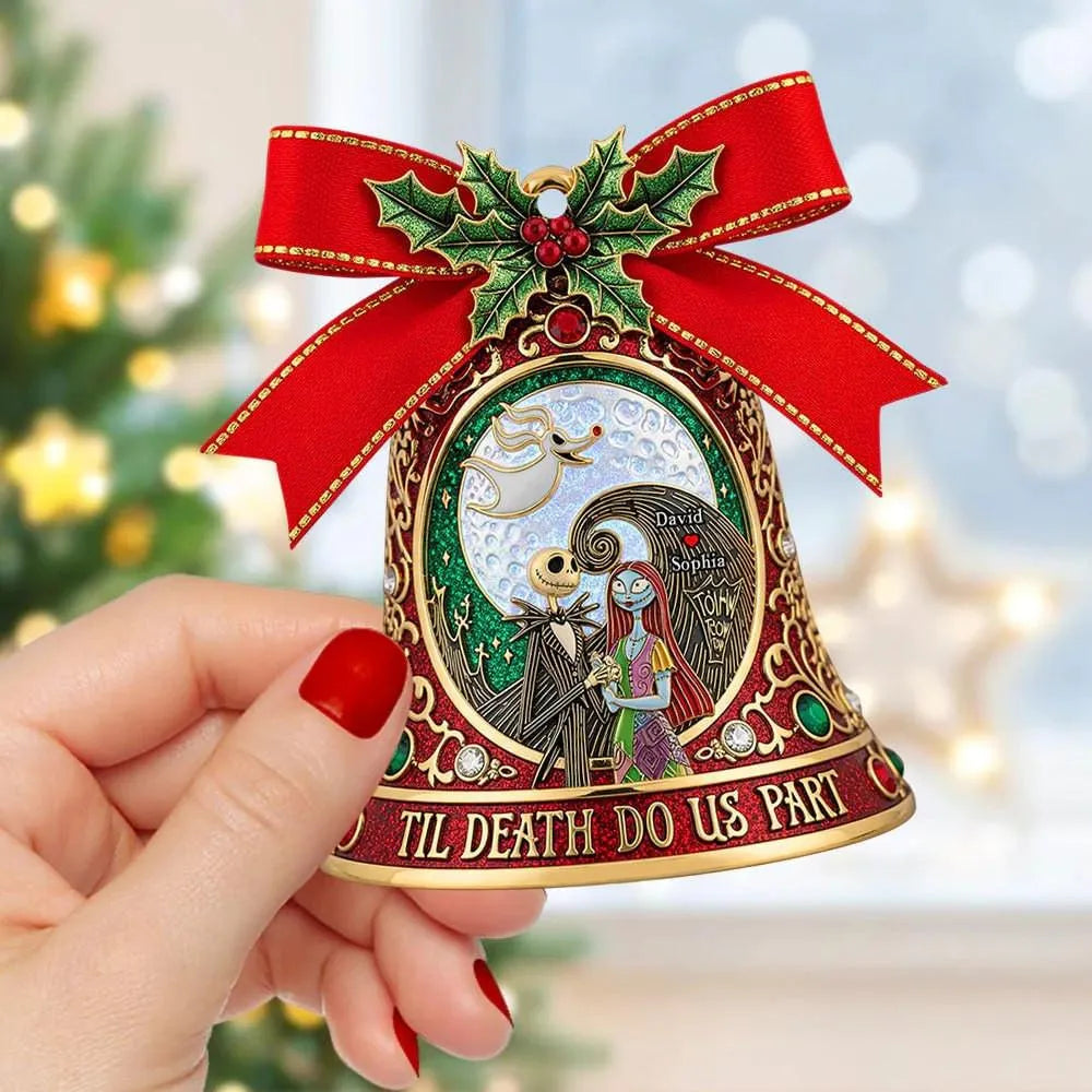 Personalized Couples Holiday Ornament, Humorous Couple Christmas Ornament, Custom Keepsake Tree Hanging Decor, Unique Christm