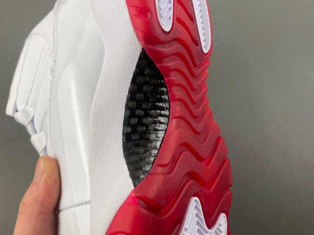 Low Top Sneakers, White Red Colorway, Patent Leather Footwear, Lace Up Design, Casual Gift for Sneaker Fans