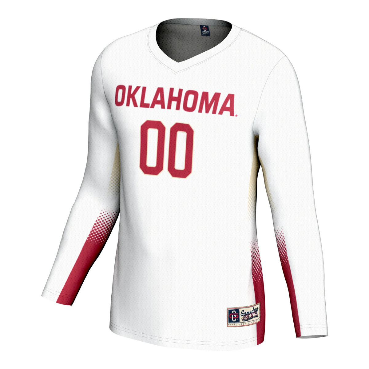 Oklahoma Sooners GameDay Greats Adult NIL Lightweight Volleyball Jersey - White