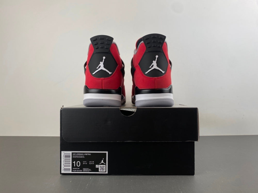 Mid Top Sneakers, Red Black Colorway, Lace Up Design, Casual Gift for Sneaker Fans