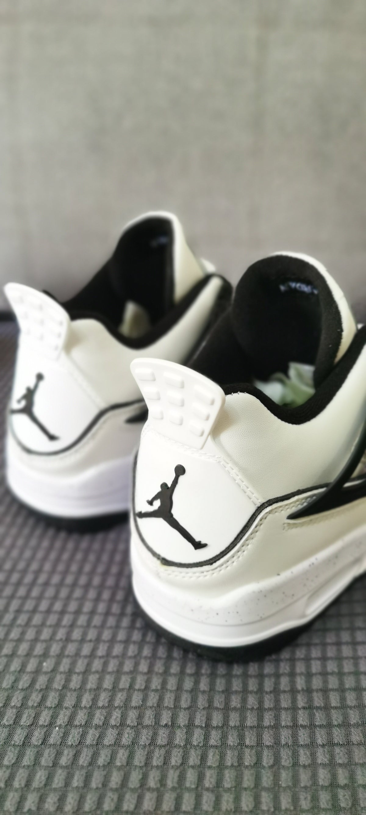 Basketball Shoes, White Black Colorway, Lace Up Design, Casual Gift for Shoe Lovers