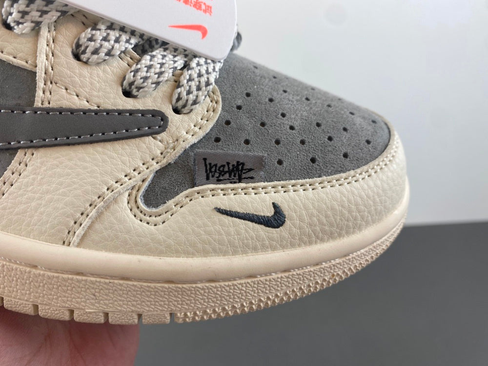 Low Top Sneakers, Off White Gray Colorway, Reverse Hook Design, Lace Up Design, Casual Gift for Sneaker Fans