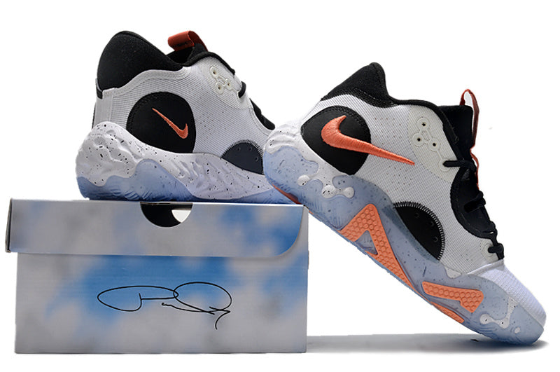 Low Top Sneakers, Teal Orange Colorway, Lace Up Design, Casual Gift for Sneaker Fans