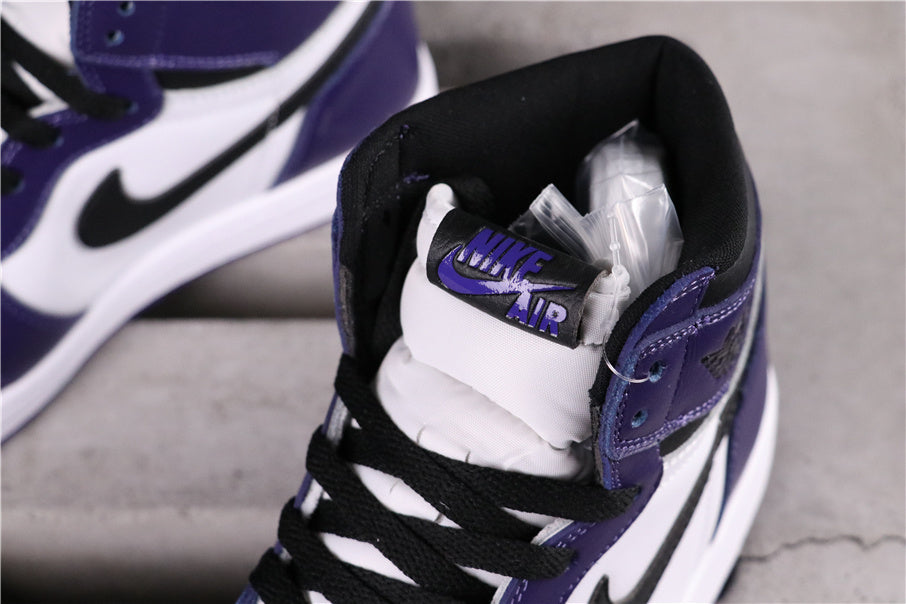 High Top Sneakers, Purple Colorway, Lace Up Design, Casual Gift for Sneaker Fans