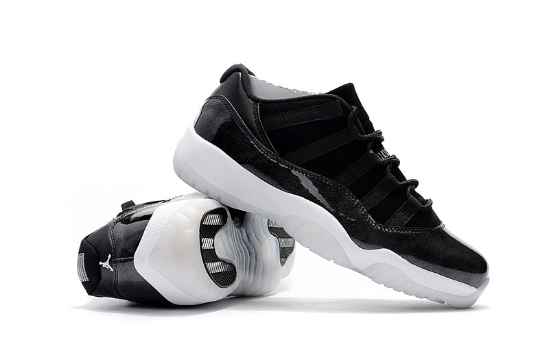 Retro Low Top Sneakers, Black White Colorway, Lace Up Design, Casual Gift for Sneaker Fans