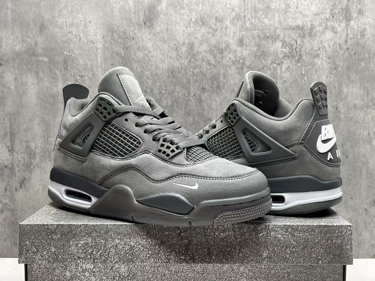 Mid Top Sneakers, Gray Colorway, Lace Up Design, Casual Gift for Sneaker Fans