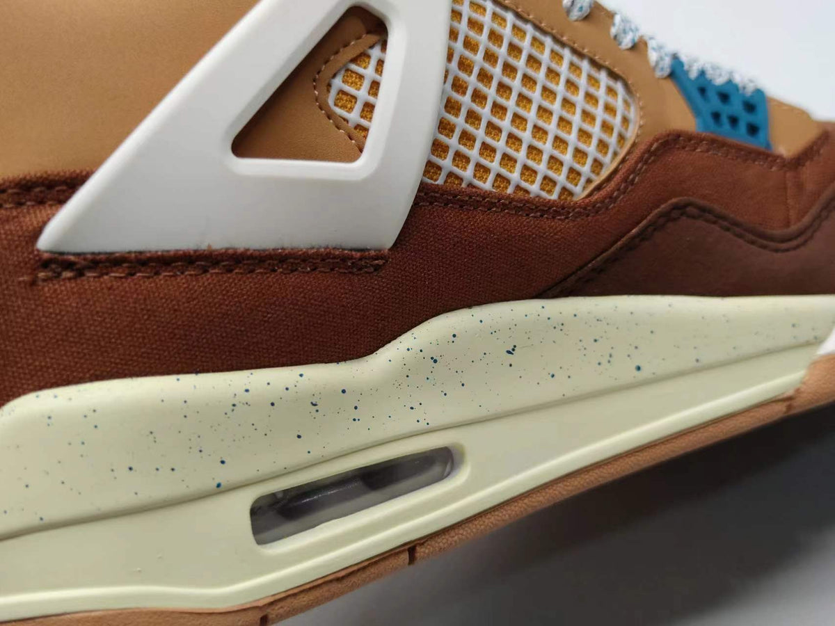 Sneakers, Brown Blue Colorway, Lace Up Design, Casual Gift for Sneaker Fans