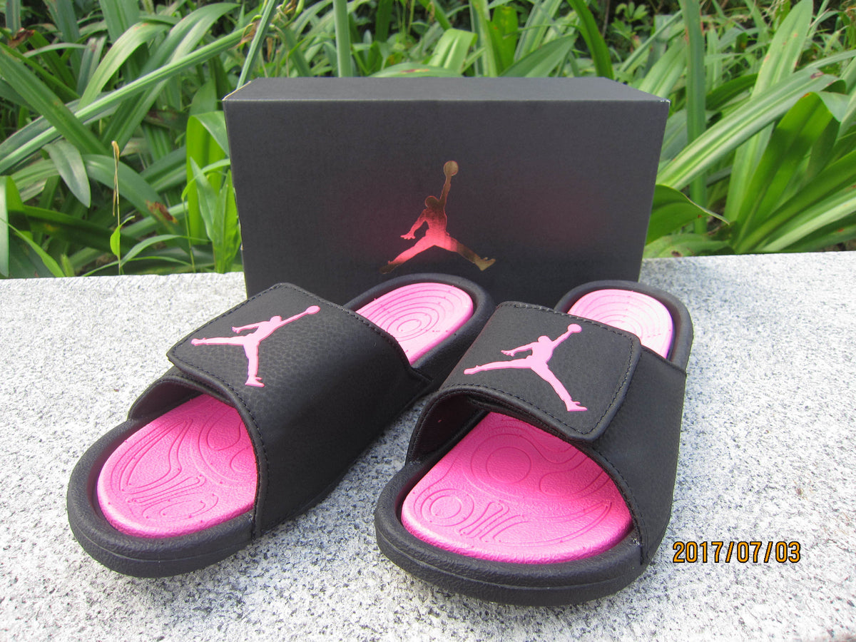 Slides, Black Pink Colorway, Slip On Design, Casual Gift for Shoe Lovers