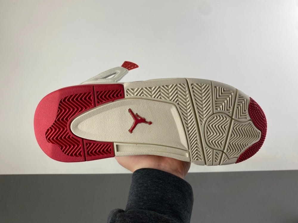 Low Top Sneakers, Off White Red Colorway, Valentine Design, Lace Up Design, Casual Gift for Sneaker Fans