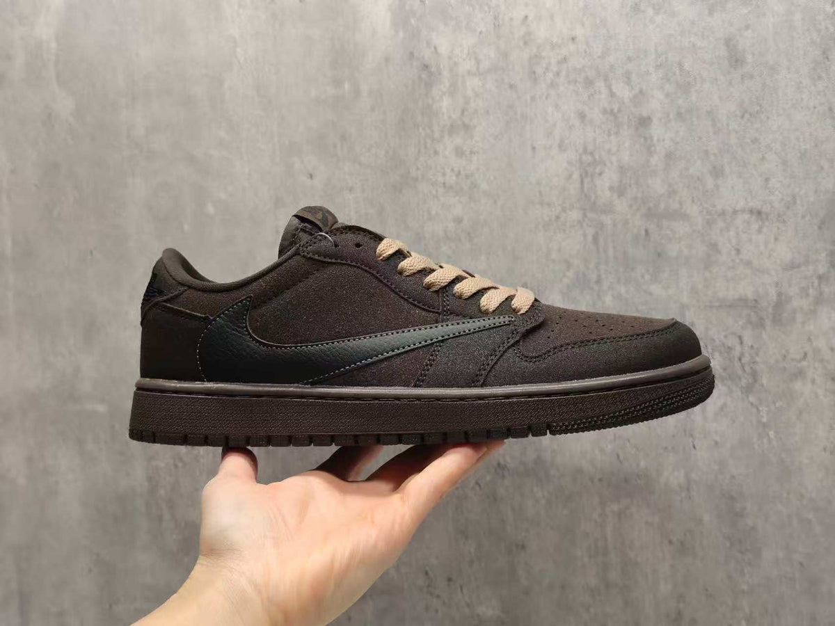 Low Top Sneakers, Brown Colorway, Reverse Hook Design, Lace Up Design, Casual Gift for Sneaker Fans