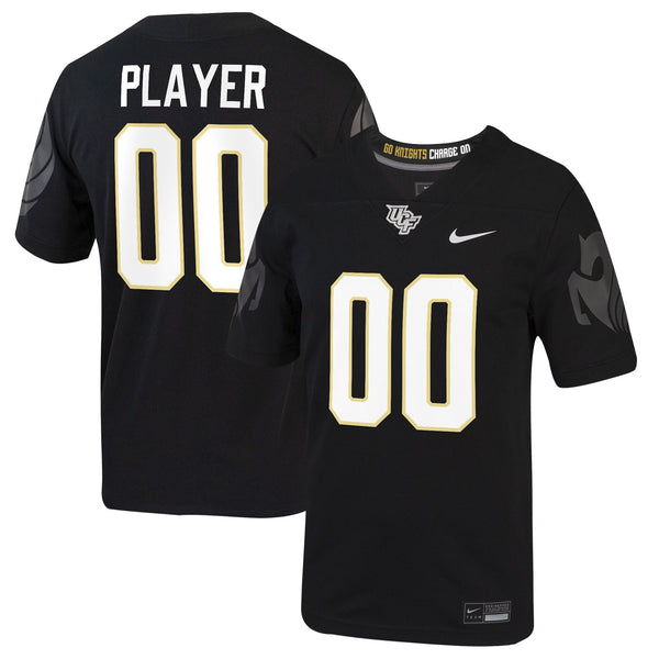 UCF Knights Home Custom Game Jersey - Black