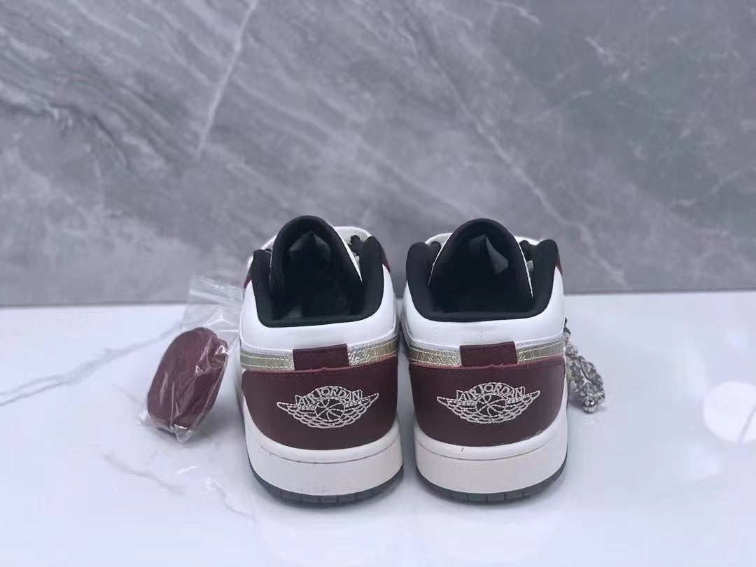Low Top Sneakers, Brown White Colorway, Lace Up Design, Casual Gift for Sneaker Fans