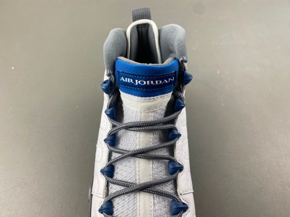 Low Top Sneakers, Blue White Gray Colorway, Lace Up Design, Casual Gift for Sneaker Fans