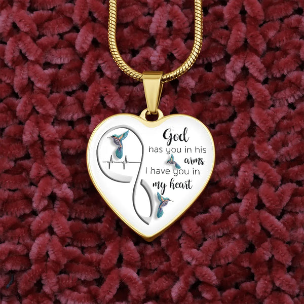 My Little Girl Heart Necklace, Daughter Heart Necklace from Dad, Daughter Forever Heart Necklace, Birthday Christmas Present 