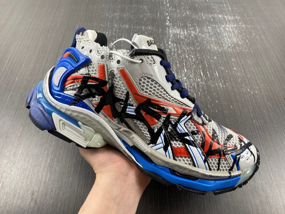 Low Top Sneakers, Blue Gray Colorway, Lace Up Design, Casual Gift for Sneaker Fans