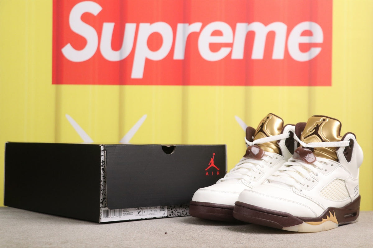 High Top Sneakers, Gold Colorway, Lace Up Design, Casual Gift for Sneaker Fans