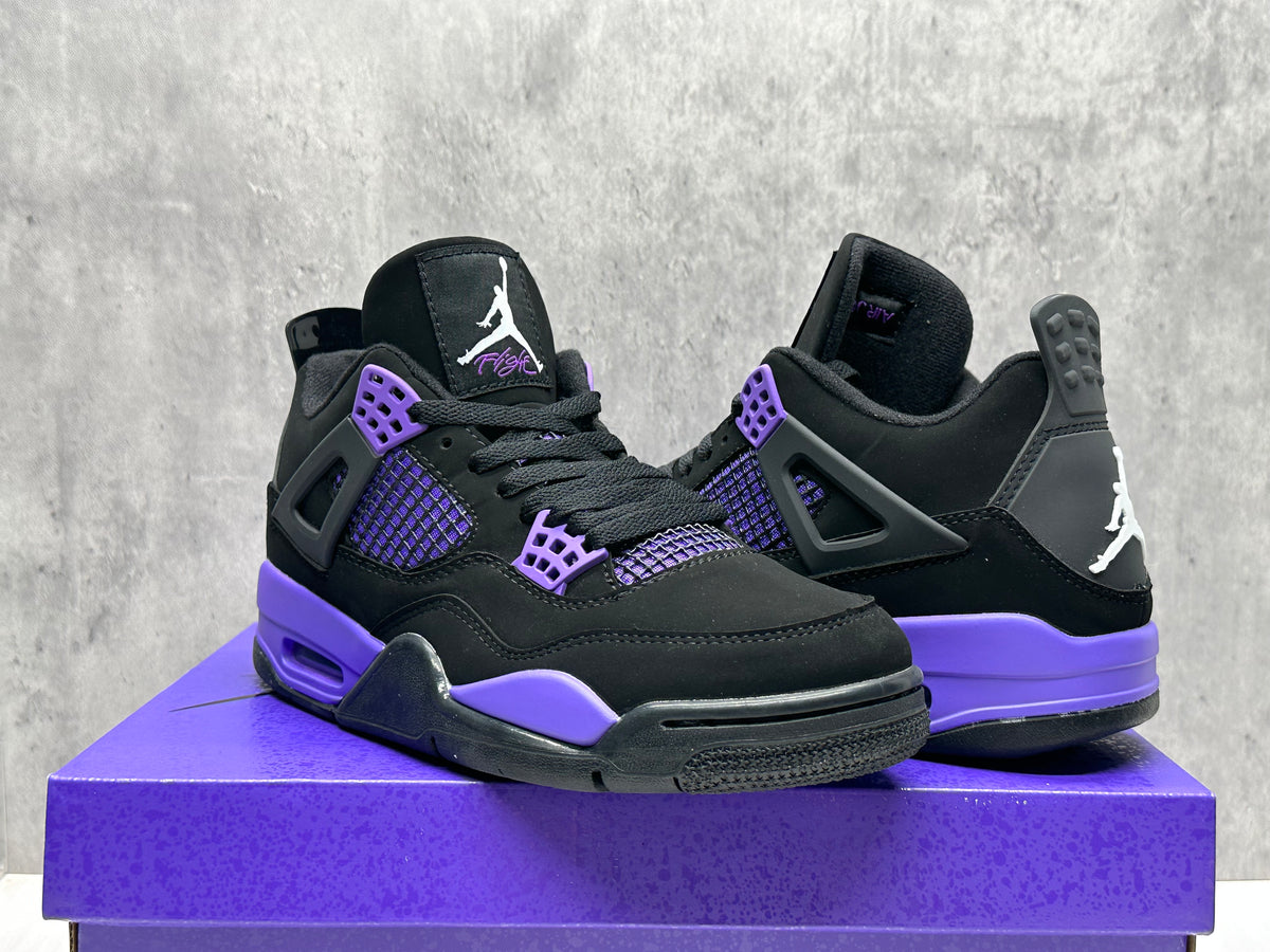 Mid Top Sneakers, Purple Colorway, Lace Up Design, Casual Gift for Sneaker Fans