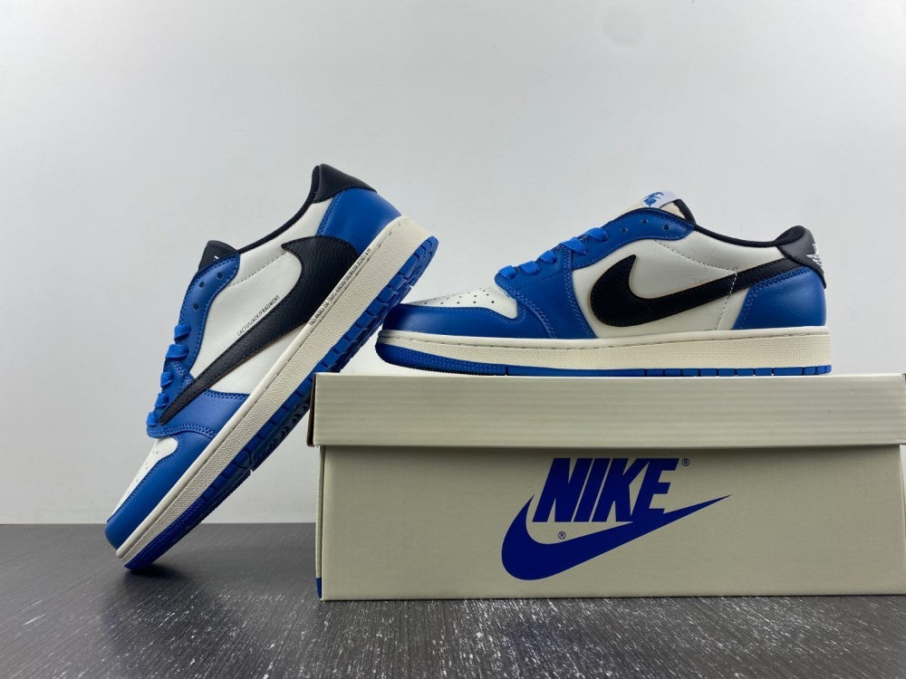 Low Top Sneakers, Blue White Black Colorway, Reverse Hook Design, Lace Up Design, Casual Gift for Sneaker Fans