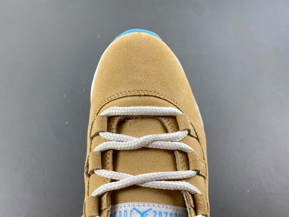 Low Top Sneakers, Lake Green White Yellow Colorway, Lace Up Design, Casual Gift for Sneaker Fans