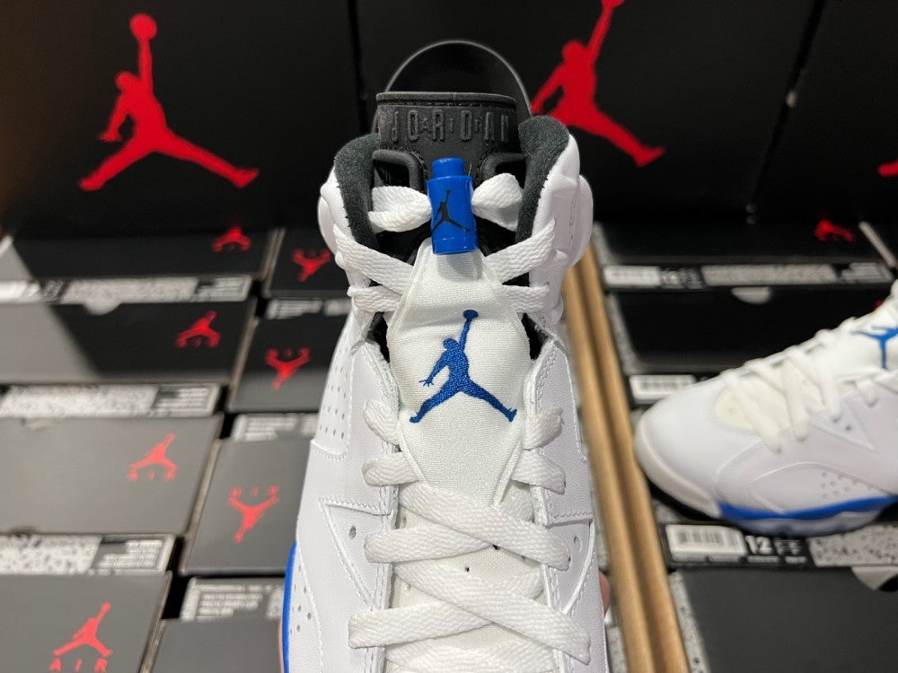 Retro Sneakers, Blue White Colorway, Lace Up Design, Casual Gift for Sneaker Fans