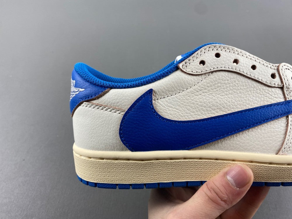 Low Top Sneakers, Blue White Colorway, Reverse Hook Design, Lace Up Design, Casual Gift for Sneaker Fans