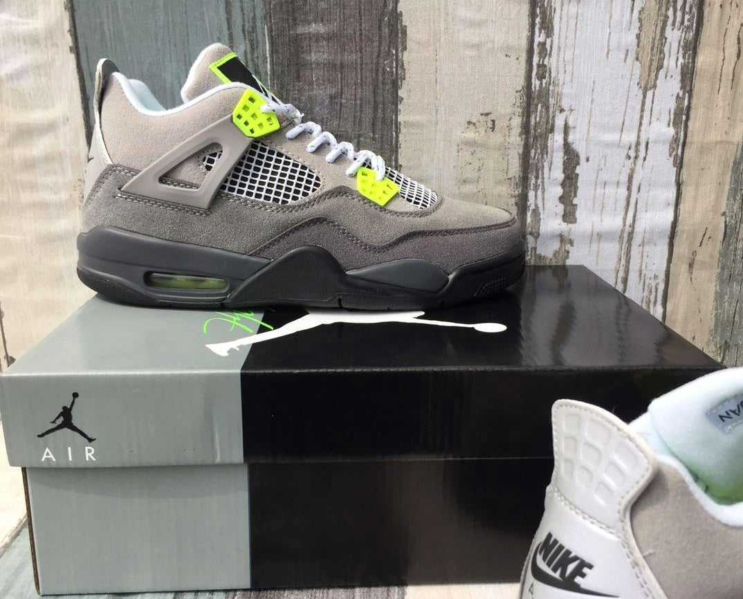 Low Top Sneakers, Green Gray Colorway, Lace Up Design, Casual Gift for Sneaker Fans