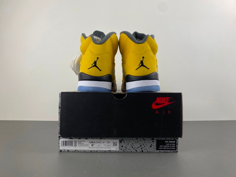 High Top Sneakers, Yellow Colorway, Lace Up Design, Casual Gift for Sneaker Fans