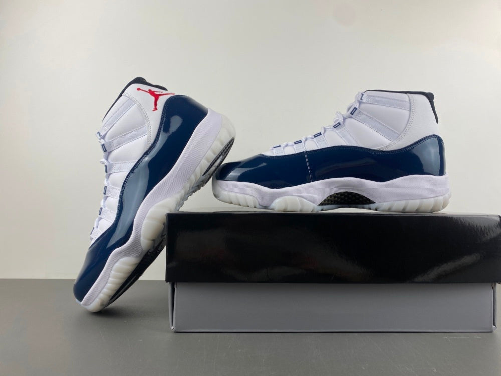 Low Top Sneakers, Blue White Red Colorway, Lace Up Design, Casual Gift for Sneaker Fans