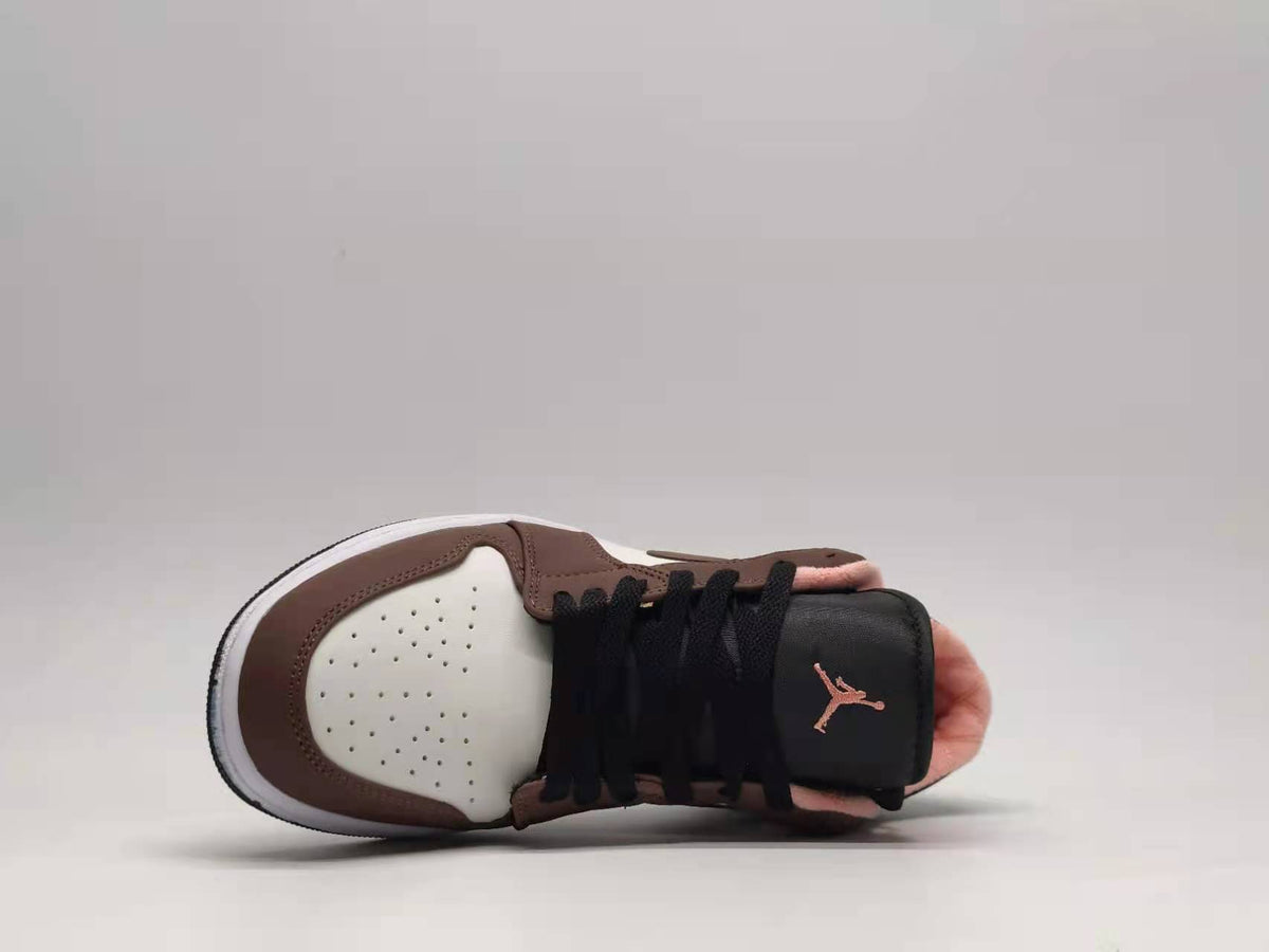 Low Top Sneakers, Brown White Colorway, Lace Up Design, Casual Gift for Sneaker Fans