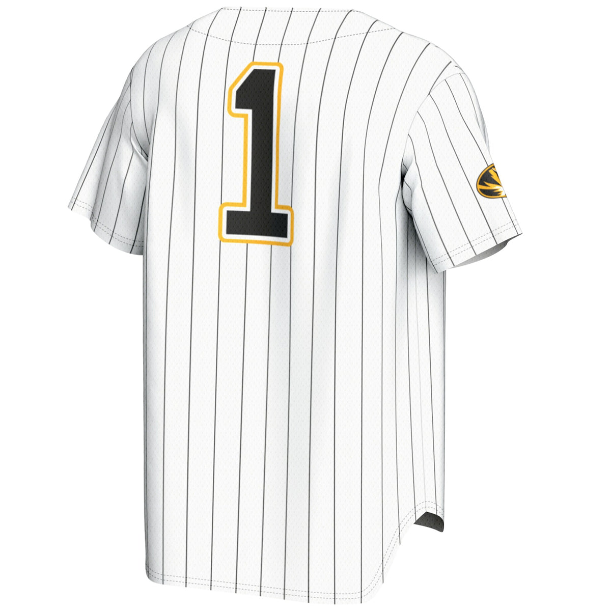 #1 Missouri Tigers GameDay Greats Lightweight Baseball Jersey - White