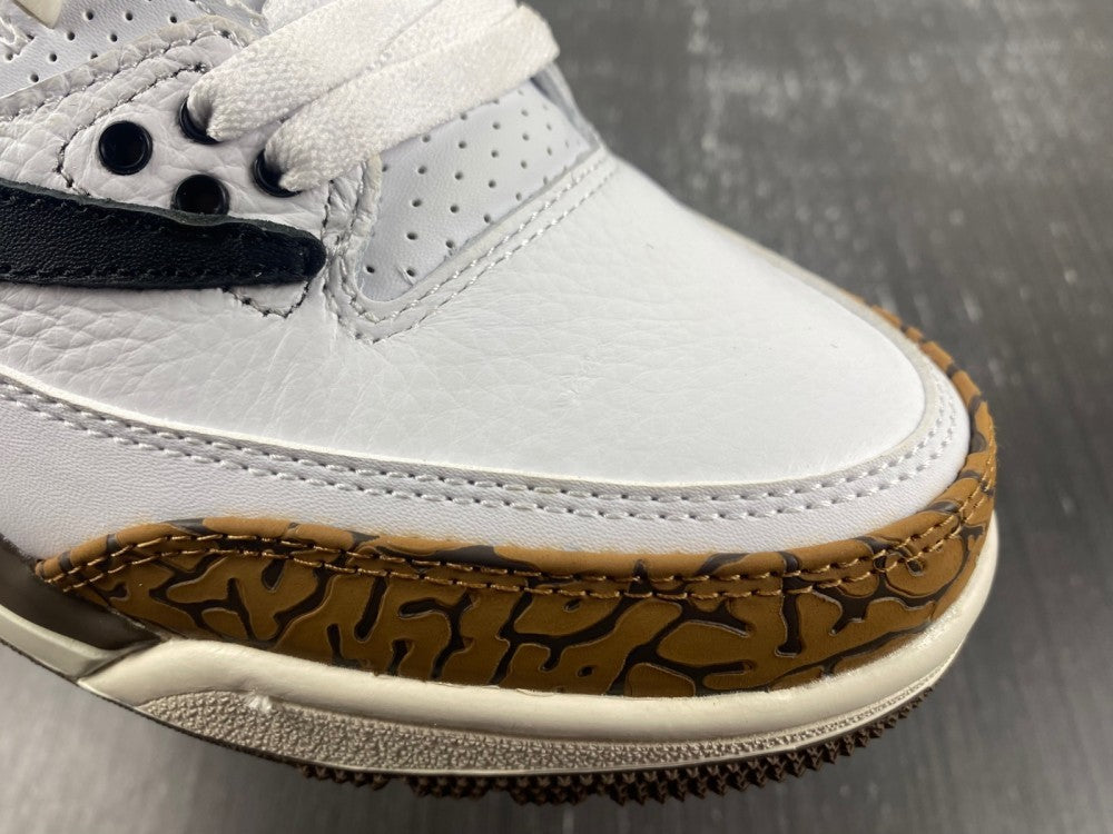 Low Top Sneakers, White Black Brown Colorway, Reverse Hook Design, Lace Up Design, Casual Gift for Sneaker Fans