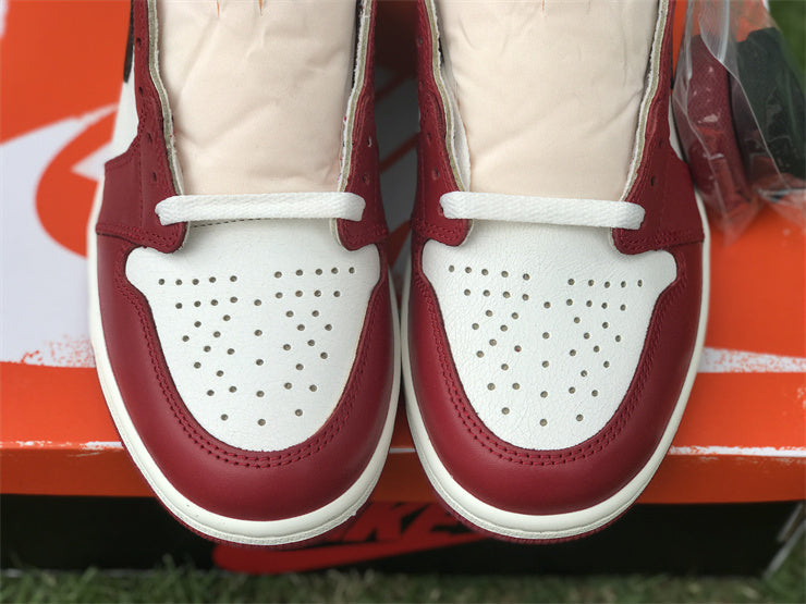 High Top Sneakers, Red White Colorway, Lace Up Design, Casual Gift for Sneaker Fans