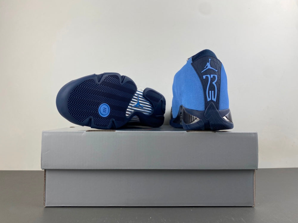 Retro Basketball Shoes, Blue Black Colorway, Lace Up Design, Casual Gift for Shoe Lovers