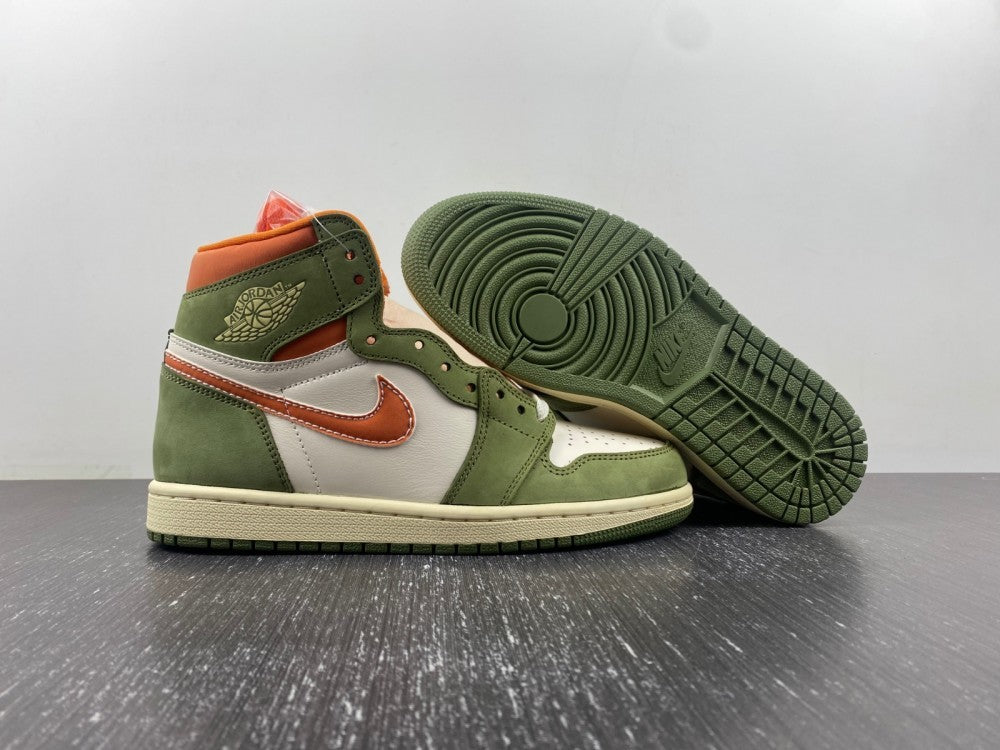 Sneakers, Off White Green Colorway, Lace Up Design, Casual Gift for Sneaker Fans