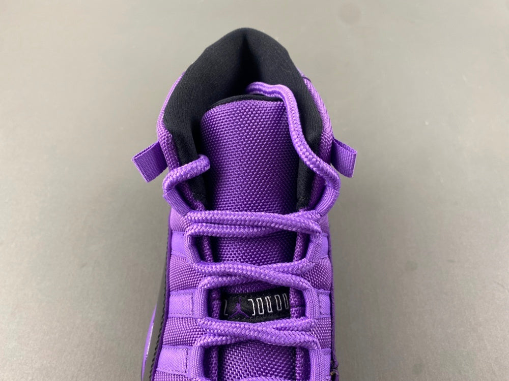Retro High Top Sneakers, Black Purple Colorway, Leather Footwear, Lace Up Design, Casual Gift for Sneaker Fans